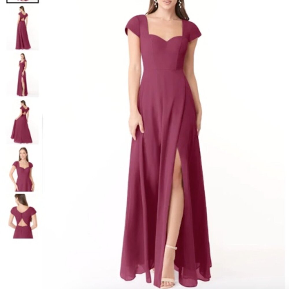 NWT Azazie Hainsly dress - Raspberry
